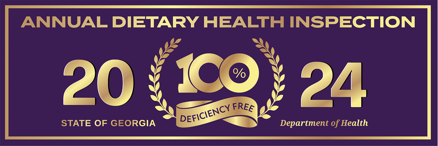 Annual Dietary Health Inspection Award banner